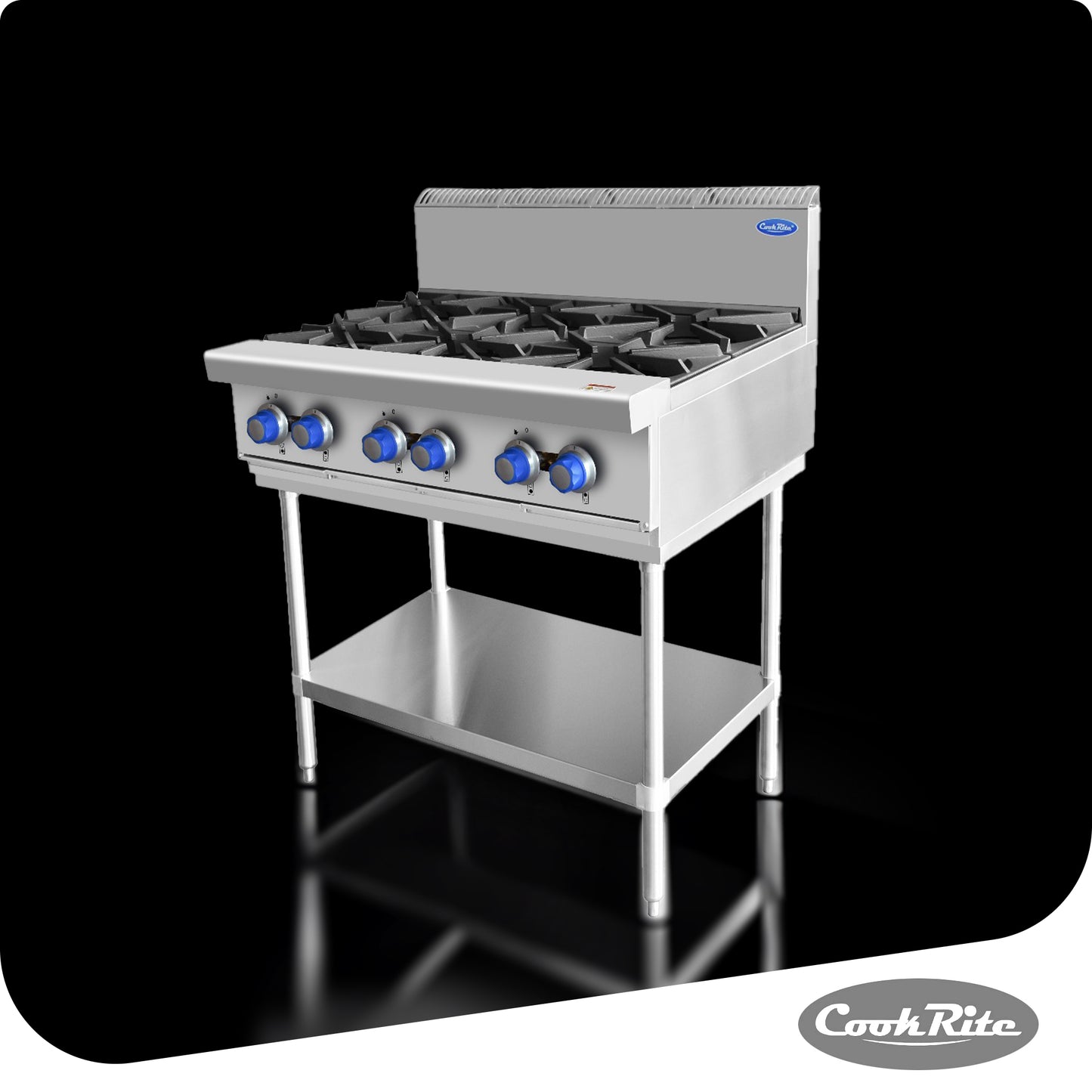 6 BURNER COOK TOP NG AT80G6B-F-NG