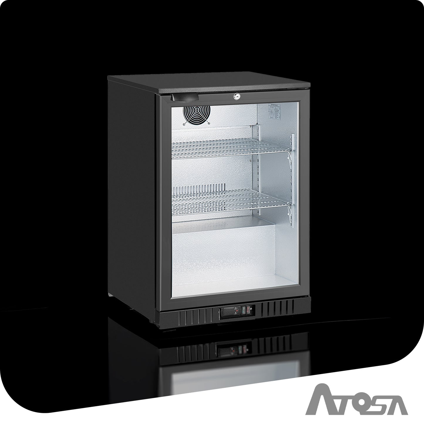 Atosa One swing doors back bar cooler
