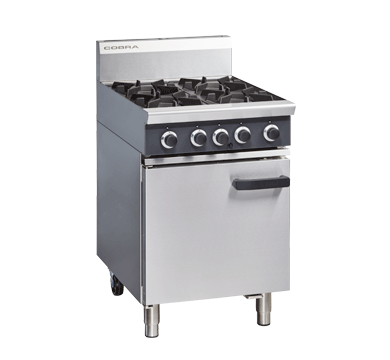 Cobra CR6D - 600mm Four Burner Gas Range Static Oven