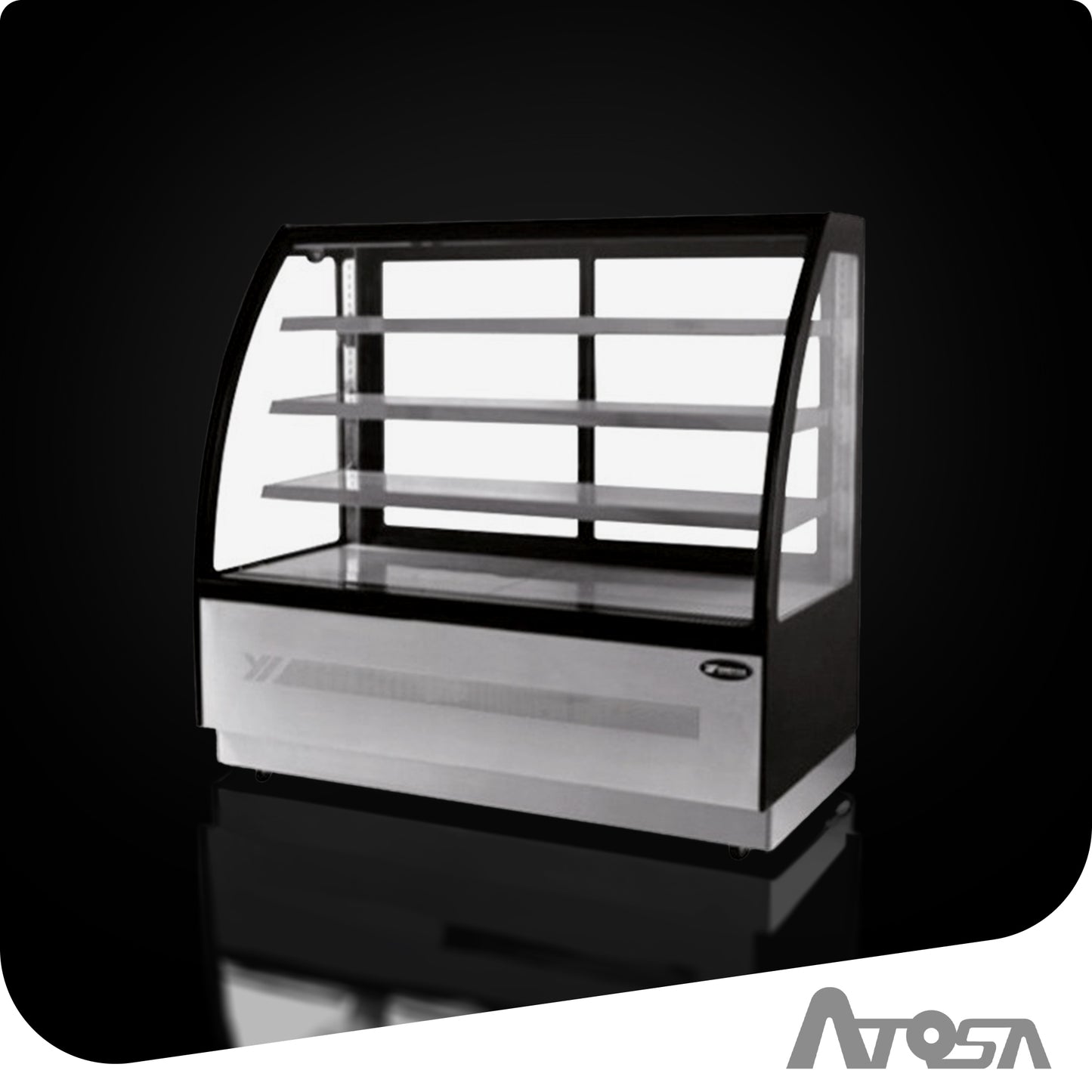 UPRIGHT ROUND CAKE SHOWCASE 1700 MM FRIDGE DF177D