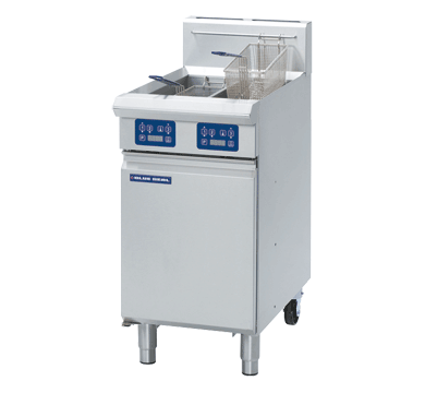 Blue Seal Evolution Series GT46E - 450mm Twin Pan Gas Fryer