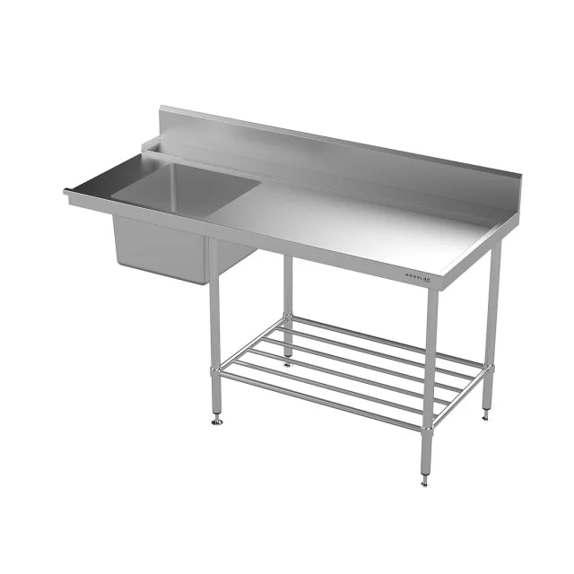 Modular Stainless Dishwasher Inlet Bench