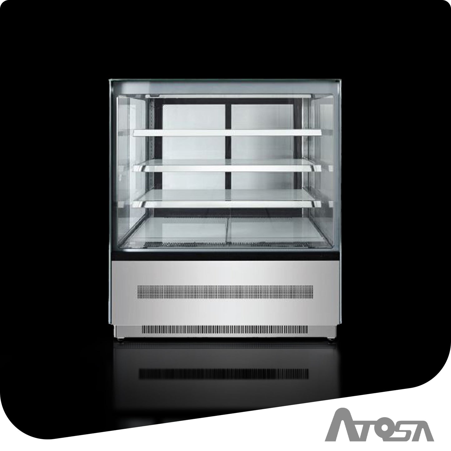 UPRIGHT SQUARE CAKE SHOWCASE 900 MM FRIDGE WDF097Z