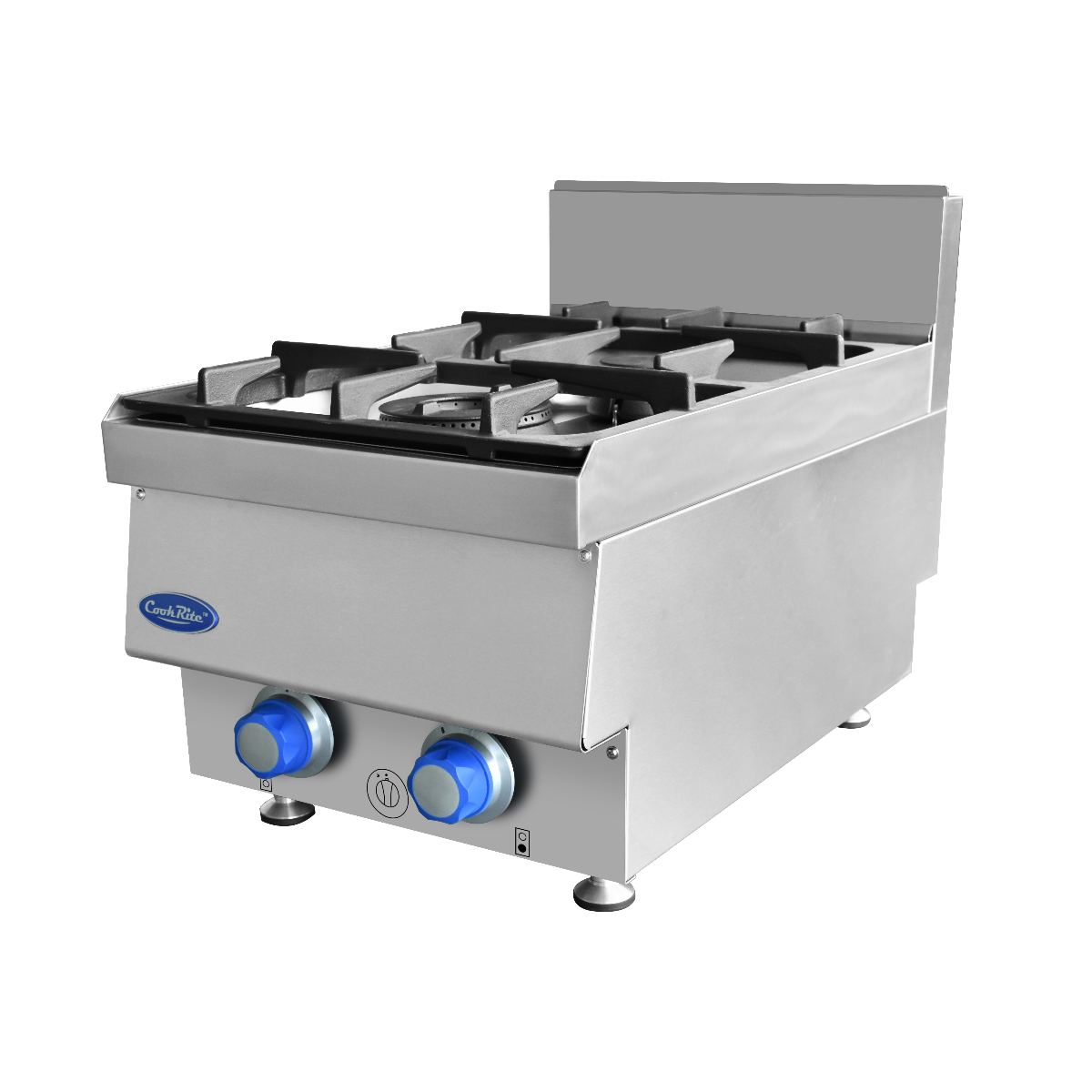 CookRite 2 Burner Commercial Gas Cooktop LPG 650mm – AT65G2B-C-LPG