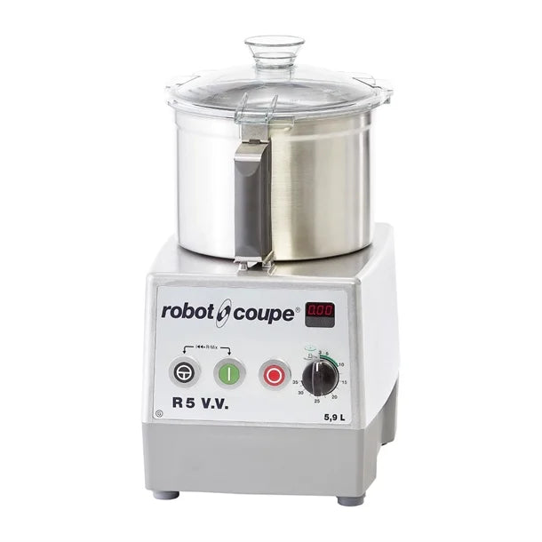 Robot Coupe R 5 V.V. - Cutter Mixer - 5.9L Stainless Bowl-Variable Speed