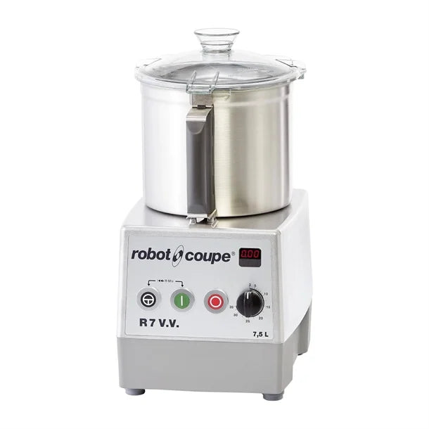 Robot Coupe R 7 V.V. - Cutter Mixer - 7.5L Stainless Bowl-Variable Speed