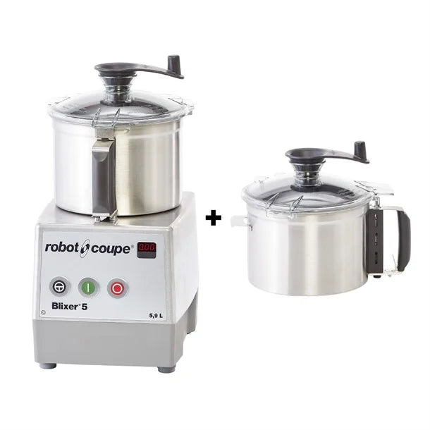 Robot Coupe Blixer 5 - 5.9L Stainless Bowl + Additional Bowl