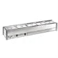 Roband Hot Bain-Marie BM16A fits 1 row x 6 1/2 size pans 6x 1/2 size 100mm pans & lids included