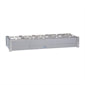 Roband Hot Bain-Marie BM25A fits 2 row x 5 1/2 size pans 10x 1/2 size 100mm pans & lids included