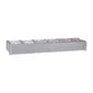 Roband Hot Bain-Marie BM26A fits 2 row x 6 1/2 size pans 12x 1/2 size 100mm pans & lids included