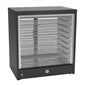 Roband Heat 'n' Hold Fixed Glass Display Side Black