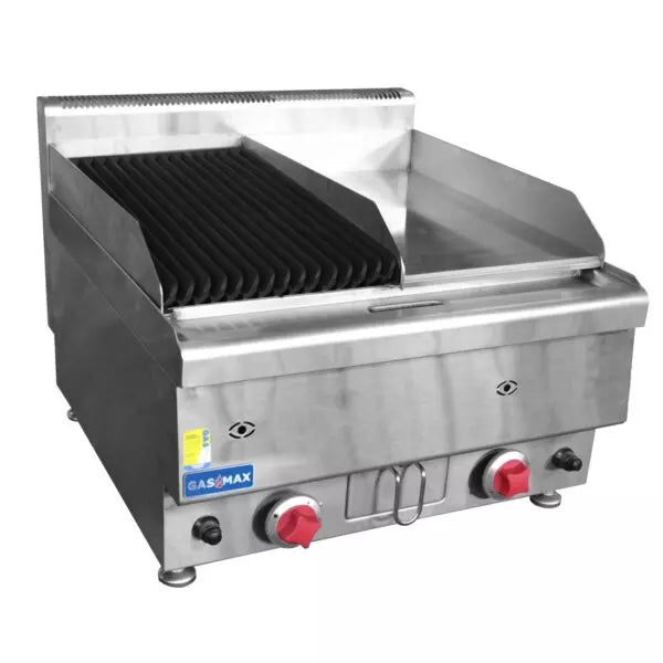 Gasmax Benchtop LPG Gas Combo 1/2 Char & 1/2 Griddle – JUS-TRGH60ELPG