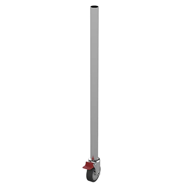 Modular Stainless Leg with Standard Braking Castor