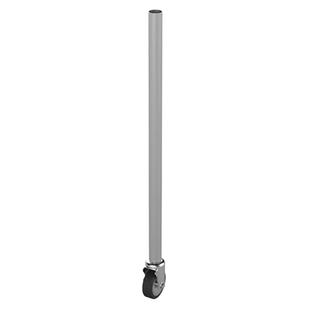 Modular Stainless Leg with Standard Non-Braking Castor