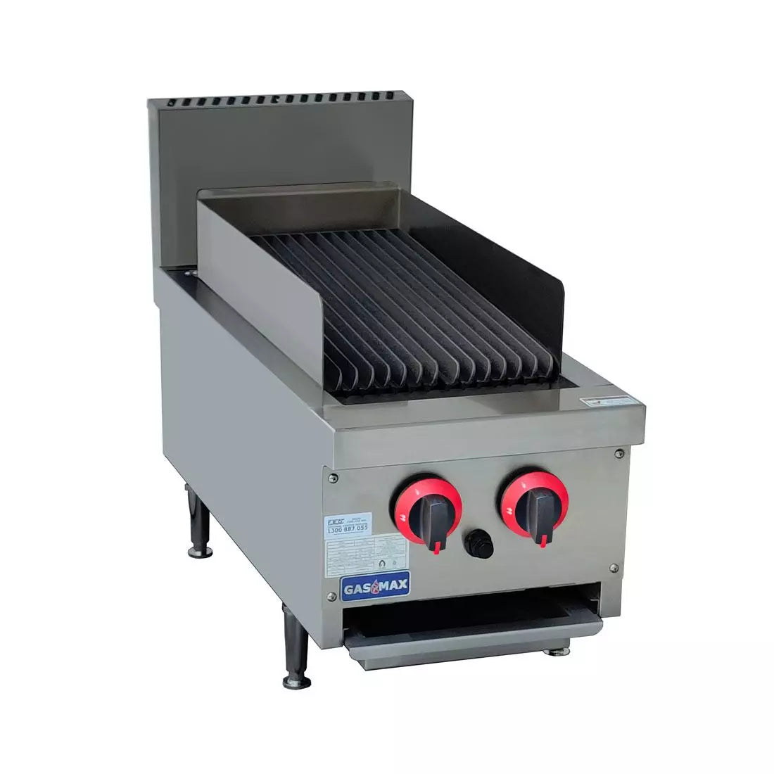 Gasmax Two Burner Char Grill Top LPG – QR-14ELPG