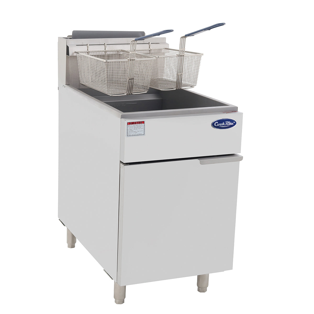 5 TUBES GAS DEEP FRYER W535 X D765 X H1128 COOKRITE ATFS-75-NG - Hospo Direct