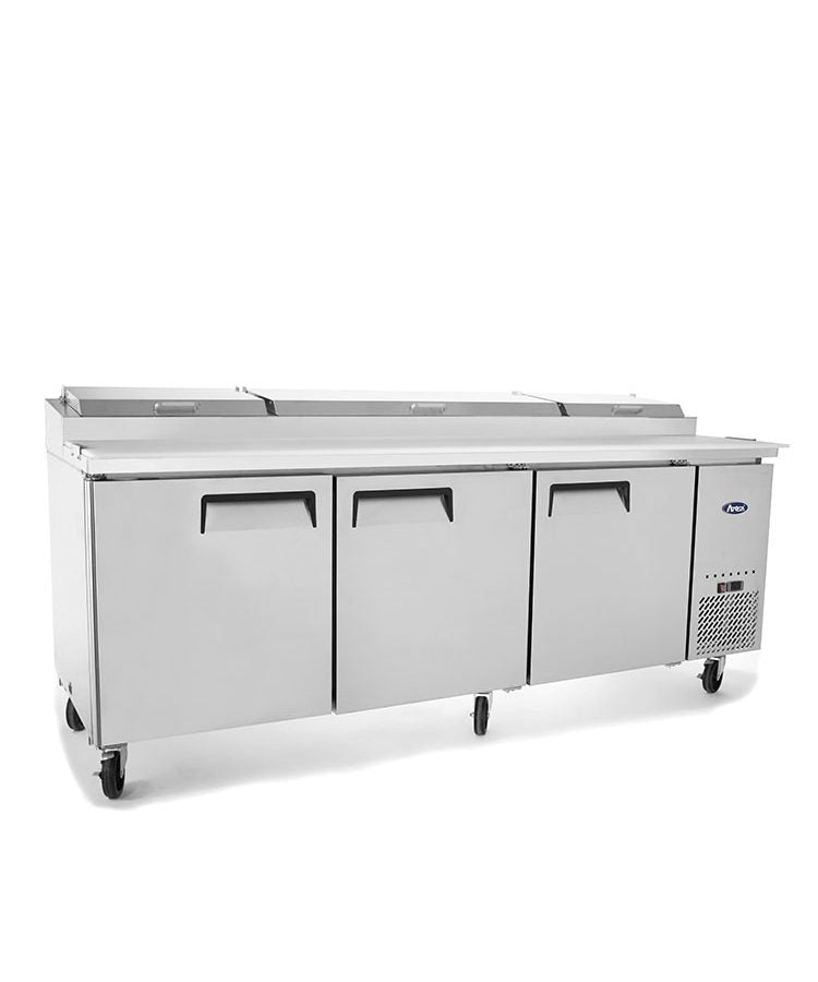 3 Door Pizza Prep Table Fridge - 2362mm - Hospo Direct NZ
