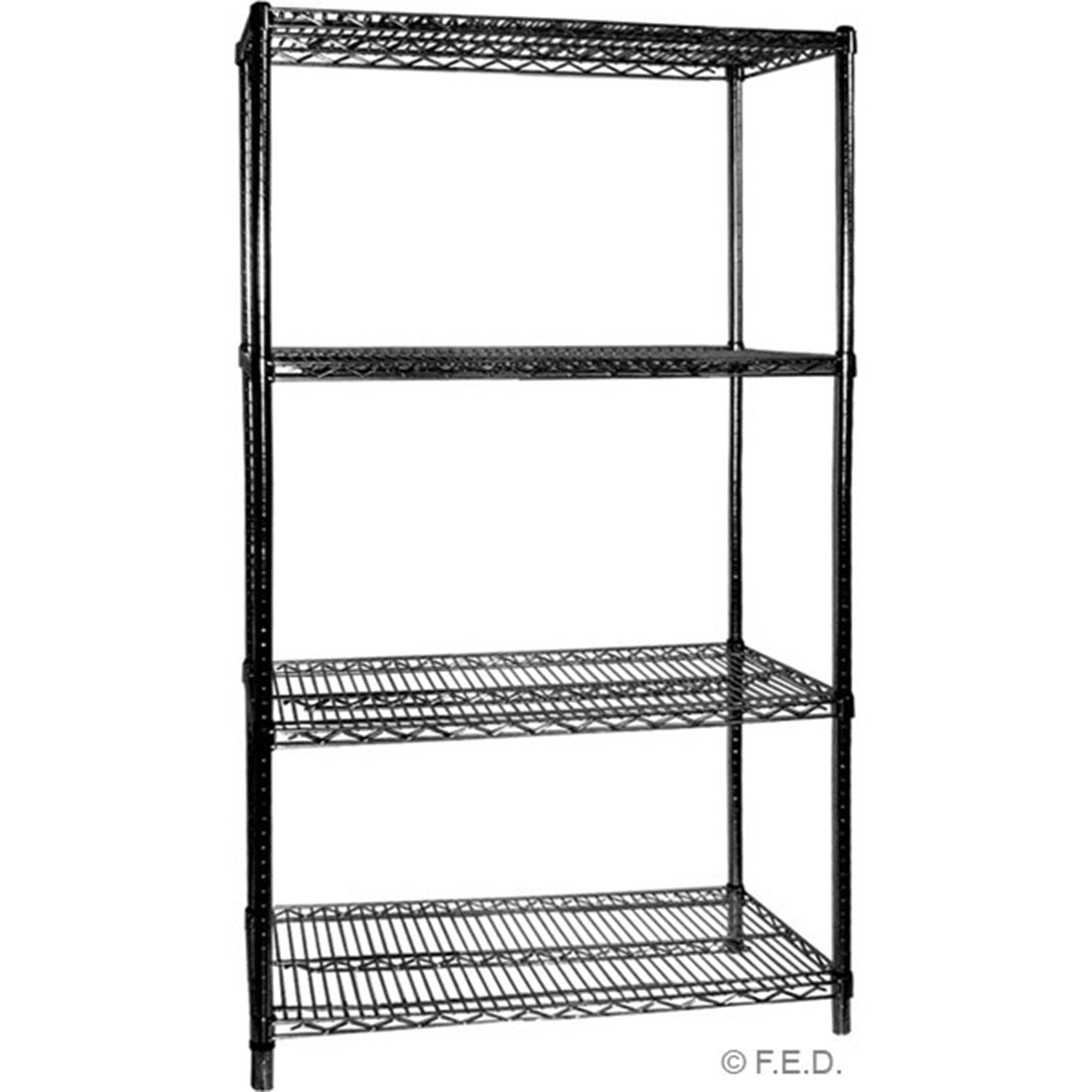 B18/60 Four Tier Shelving – 457 mm deep x 1880 high - Hospo Direct