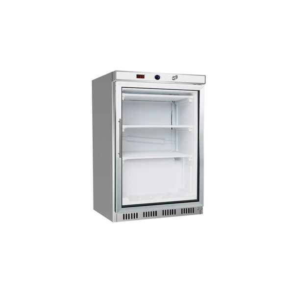 Stainless Steel Display Freezer with Glass Door - Hospo Direct NZ
