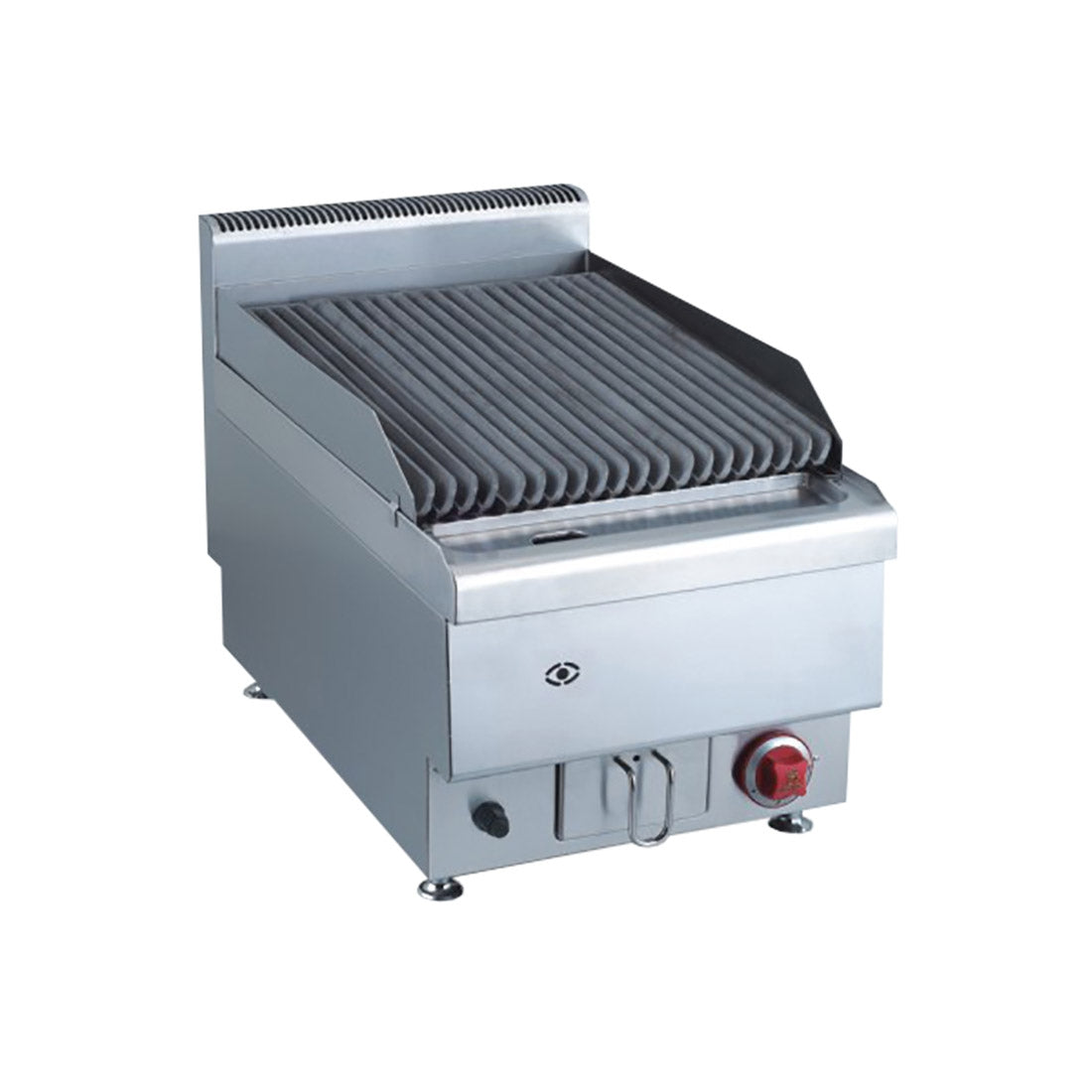GasMAX Benchtop Gas Lava Rock Grill JUS-TRH40ULPG - Stainless Steel