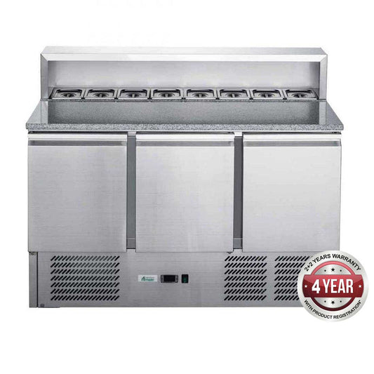 FED-X Three Door Salad Prep Fridge - Hospo Direct NZ