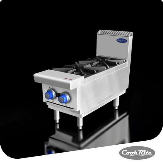 OPEN 2 BURNER COOK TOPS NG AT80G2B-C-NG