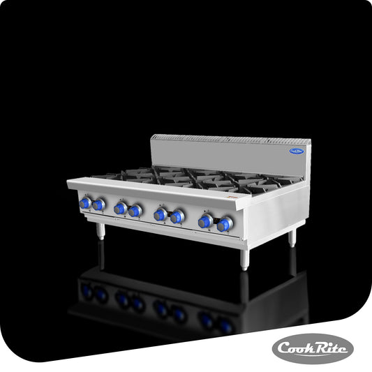 OPEN 8 BURNER COOK TOPS LPG AT80G8B-C-LPG