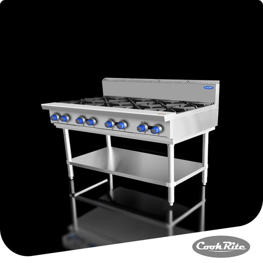 8 BURNER COOK TOP NG AT80G8B-F-NG