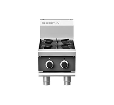 Cobra C3D-B 305mm Two Burner Gas Cooktop - Bench Model