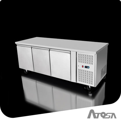 UNDERBENCH THREE DOOR COOLING FRIDGE TABLE 1795 MM EPF3432