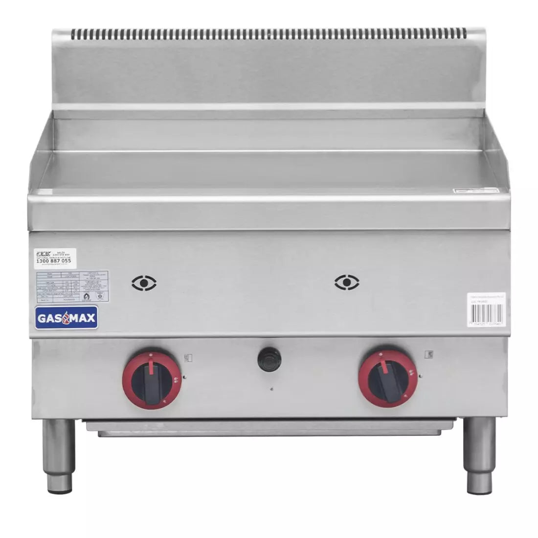 Gasmax Benchtop 2 Bunner Griddle 600mm – JUS-TRG60ELPG