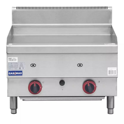 Gasmax Benchtop 2 Bunner Griddle 600mm – JUS-TRG60ELPG