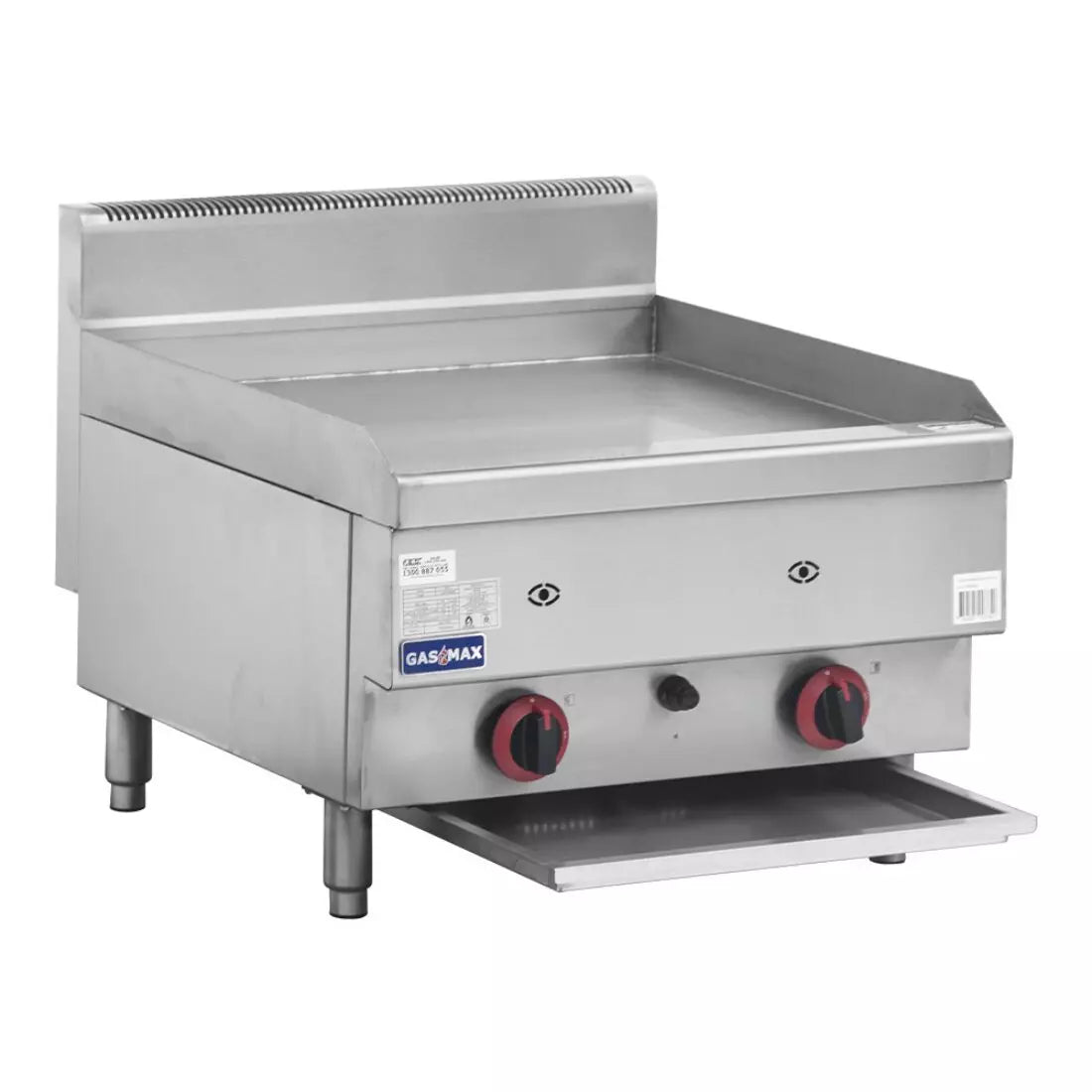 Gasmax Benchtop 2 Bunner Griddle 600mm – JUS-TRG60ELPG