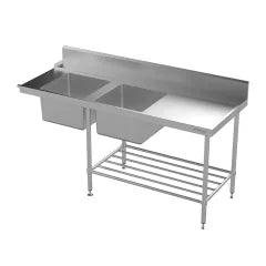 Modular Stainless Dishwasher Inlet Bench