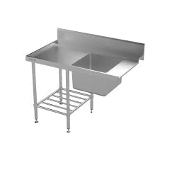 Modular Stainless Dishwasher Inlet Bench