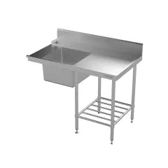 Modular Stainless Dishwasher Inlet Bench