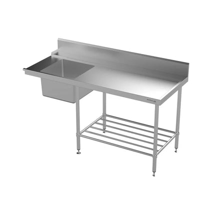 Modular Stainless Dishwasher Inlet Bench