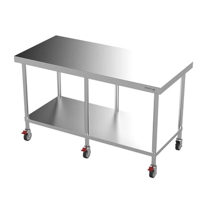 Modular Stainless Mobile Island Work Bench