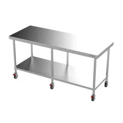 Modular Stainless Mobile Island Work Bench
