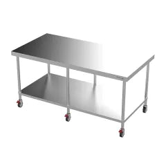 Modular Stainless Mobile Island Work Bench