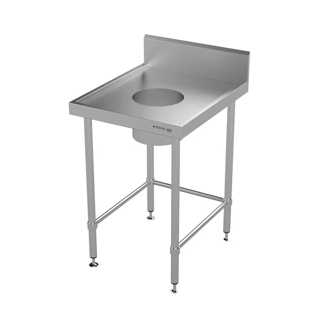 Modular Stainless Scrape Hole Bench