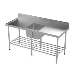 Modular Stainless Single Bowl Sink Bench