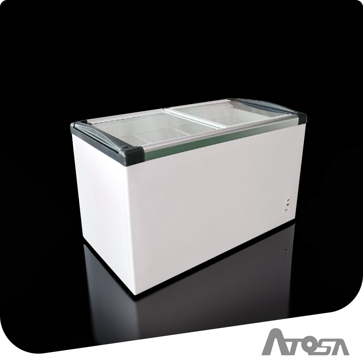 GLASS TOP CHEST FREEZER 520P SD-520P