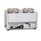 Roband Counter Top Bain-Marie with 2x 200mm round (7.25L) Pots & Lid