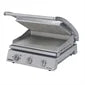 Roband Grill Station GSA810R with Ribbed Top Plate and Smooth Bottom Plate 8 Slice Capacity