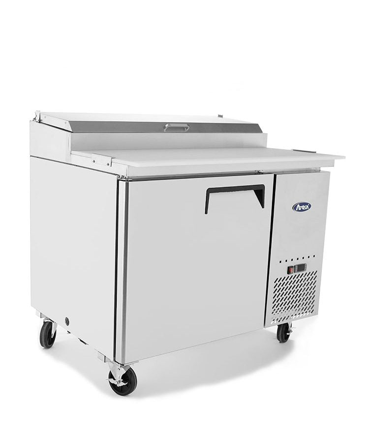 1 DOOR PIZZA PREP TABLE FRIDGE 1117 MM MPF8201 - Hospo Direct