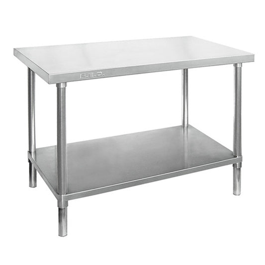 Work bench with undershelf 2400x700x900