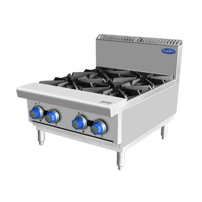 OPEN 4 BURNER COOK TOPS LPG AT80G4B-C-LPG