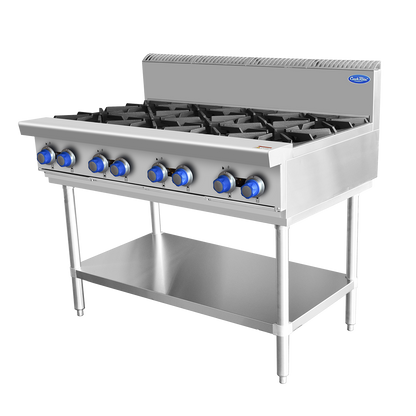 8 BURNER COOK TOP LPG AT80G8B-F-LPG - Hospo Direct