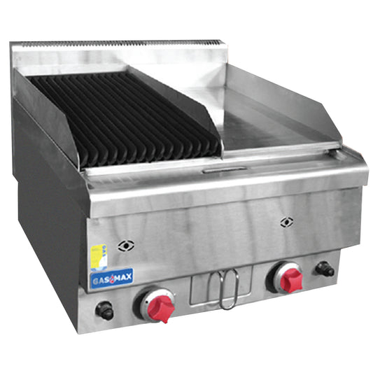 JUS-TRGH60 GASMAX Benchtop Combo | Stainless Steel | Hospo Direct NZ